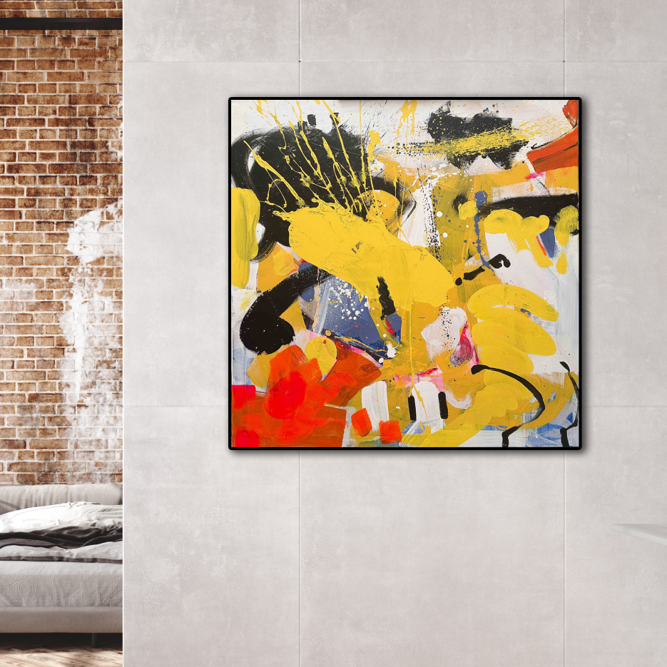 CYCLE: a b s t r a c t JM_55 / 100x100 cm