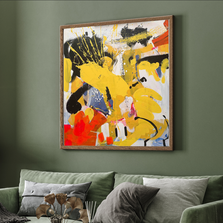 CYCLE: a b s t r a c t JM_55 / 100x100 cm