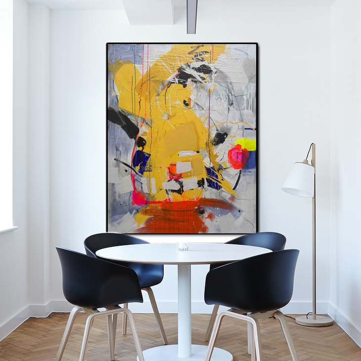 CYCLE: a b s t r a c t JM_58 / 140x110 cm