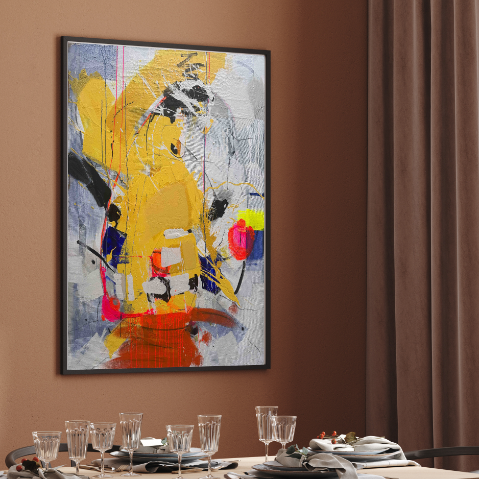 CYCLE: a b s t r a c t JM_58 / 140x110 cm