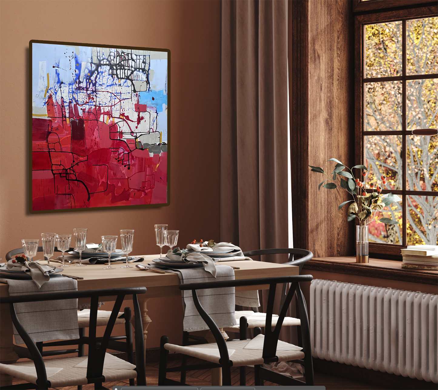 CYCLE: a b s t r a c t JM_46 / 115x115 cm