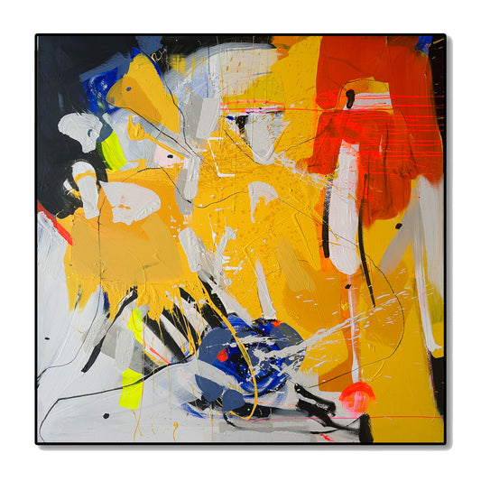 CYCLE: a b s t r a c t JM_57 / 110x110 cm