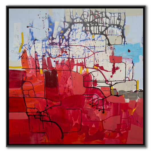 CYCLE: a b s t r a c t JM_46 / 115x115 cm