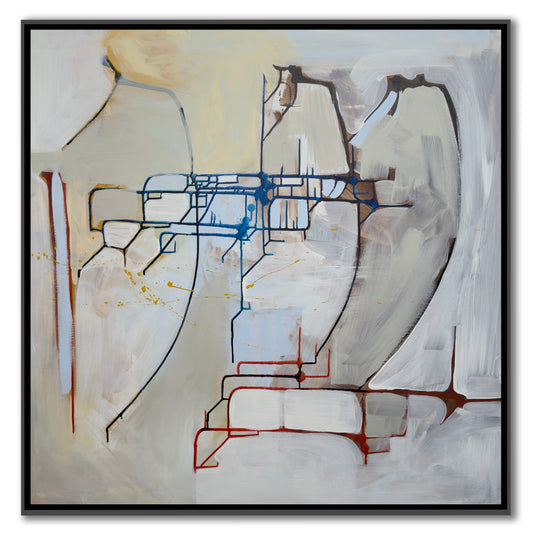CYCLE: a b s t r a c t JM_45 / 115x115 cm